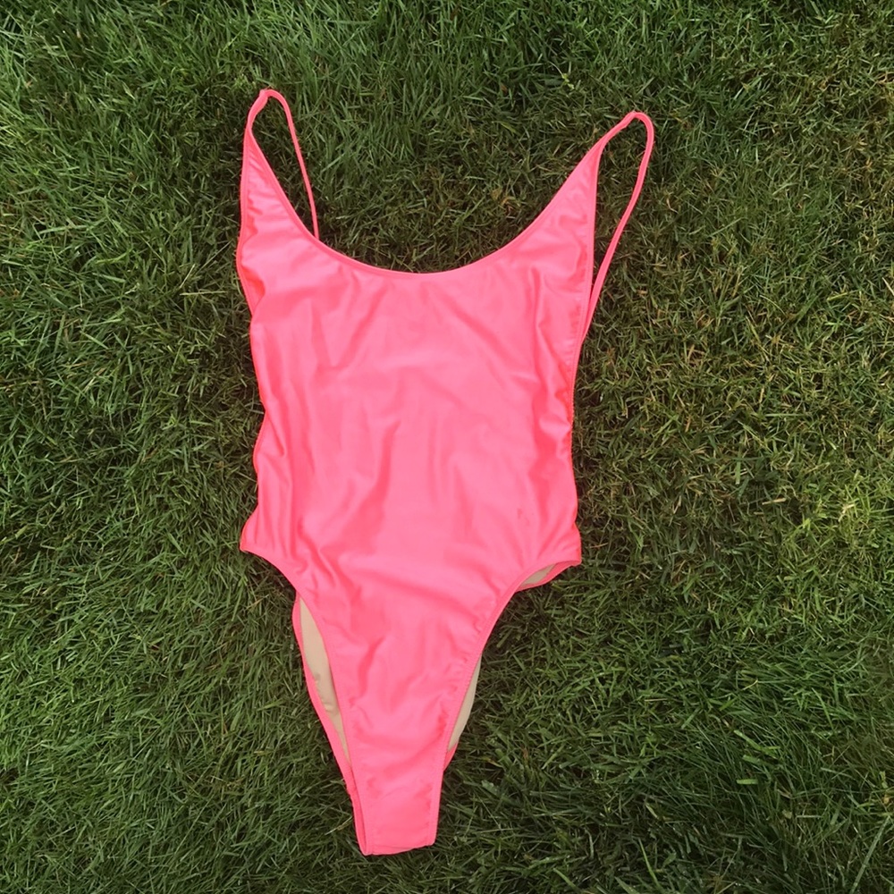 American Apparel Nylon Tricot High Cut Onepiece